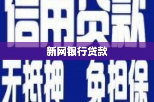 南山新网银行贷款