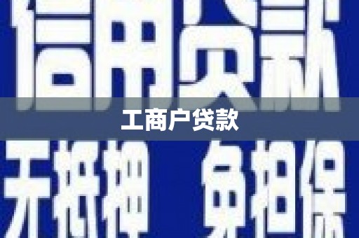 南山工商户贷款