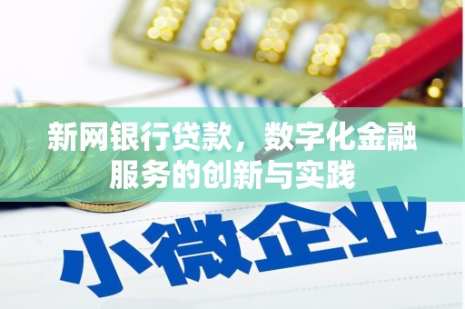 南山新网银行贷款，数字化金融服务的创新与实践
