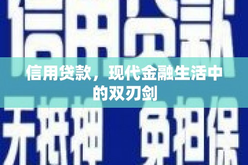 南山信用贷款，现代金融生活中的双刃剑