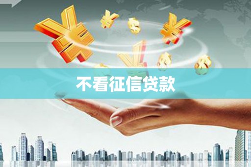 南山不看征信贷款