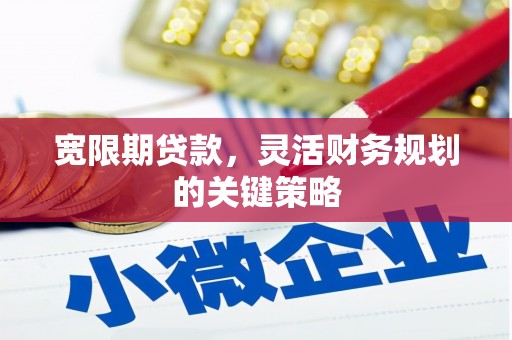 南山宽限期贷款，灵活财务规划的关键策略