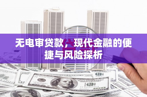 南山无电审贷款，现代金融的便捷与风险探析