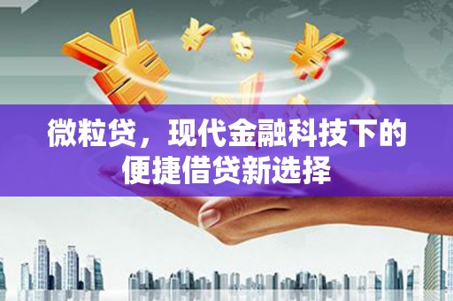 南山微粒贷，现代金融科技下的便捷借贷新选择