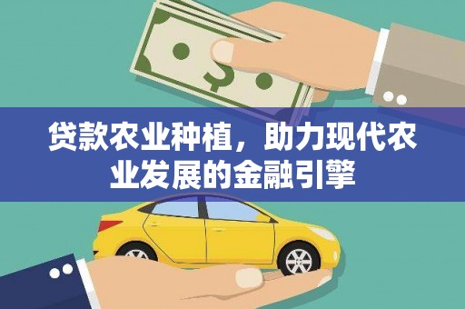 南山贷款农业种植，助力现代农业发展的金融引擎