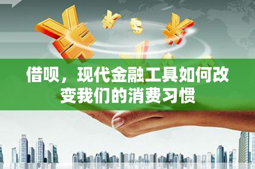 南山借呗，现代金融工具如何改变我们的消费习惯