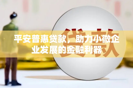 南山平安普惠贷款，助力小微企业发展的金融利器