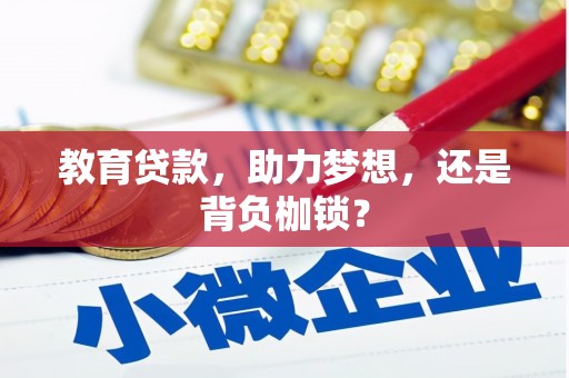 南山教育贷款，助力梦想，还是背负枷锁？