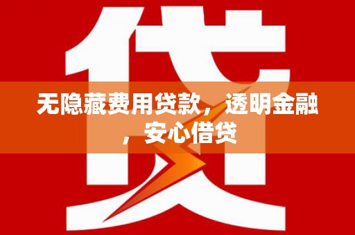 南山无隐藏费用贷款，透明金融，安心借贷