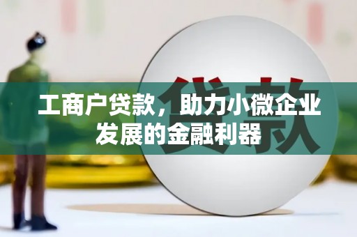 南山工商户贷款，助力小微企业发展的金融利器