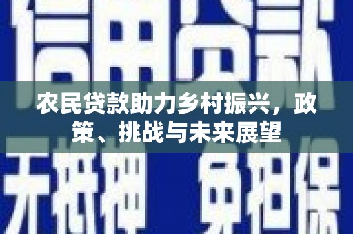 南山农民贷款助力乡村振兴，政策、挑战与未来展望