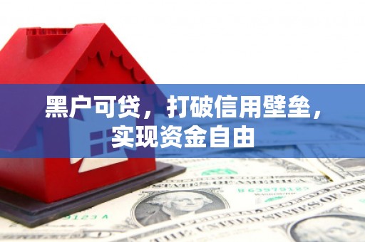 南山黑户可贷，打破信用壁垒，实现资金自由