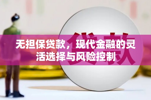 南山无担保贷款，现代金融的灵活选择与风险控制