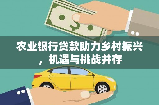 南山农业银行贷款助力乡村振兴，机遇与挑战并存