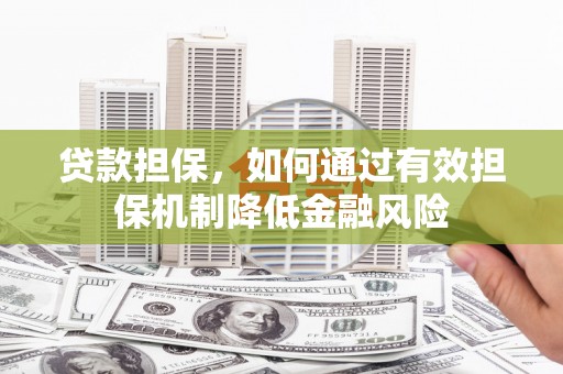 南山贷款担保，如何通过有效担保机制降低金融风险