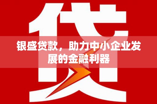 南山银盛贷款，助力中小企业发展的金融利器