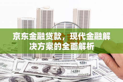 南山京东金融贷款，现代金融解决方案的全面解析