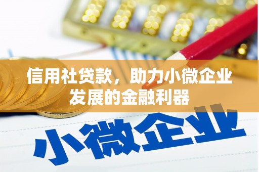 南山信用社贷款，助力小微企业发展的金融利器