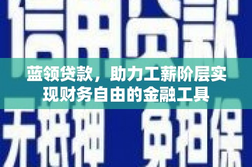 南山蓝领贷款，助力工薪阶层实现财务自由的金融工具