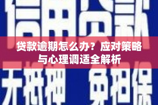 南山贷款逾期怎么办？应对策略与心理调适全解析