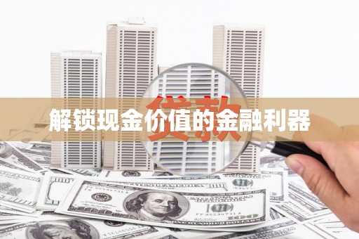 南山解锁现金价值的金融利器